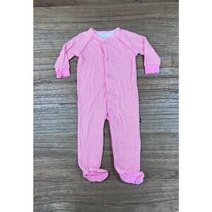Sweet Bamboo Snap Footie - Size 3-6m